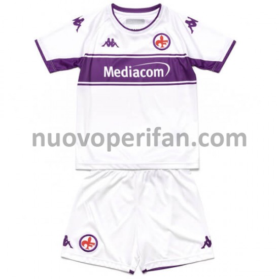 Maglie da Calcio ACF Fiorentina Bambino Trasferta Tenuta 2021-2022 Maniche Corte