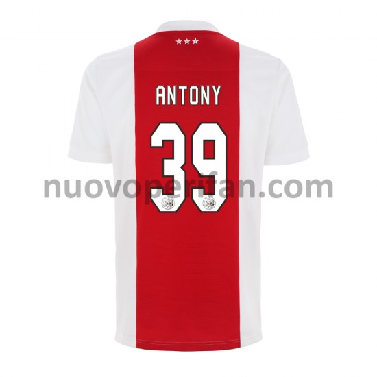 Maglie da Calcio AFC Ajax Antony 39 Prima Tenuta 2021-2022 Maniche Corte