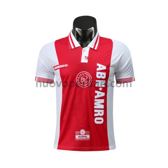 Maglie da Calcio AFC Ajax Retro Prima Tenuta 1997-1998 Maniche Corte