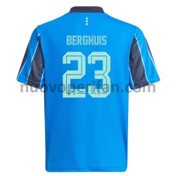 Maglie da Calcio AFC Ajax Steven Berghuis 23 Trasferta Tenuta 2021-2022 Maniche Corte