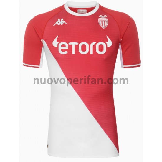 Maglie da Calcio AS Monaco Prima Tenuta 2021-2022 Maniche Corte