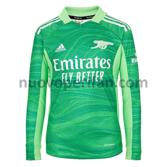 Maglie da Calcio Arsenal Portiere Prima Tenuta 2021-2022 Maniche Lunghe