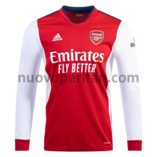 Maglie da Calcio Arsenal Prima Tenuta 2021-2022 Maniche Lunghe