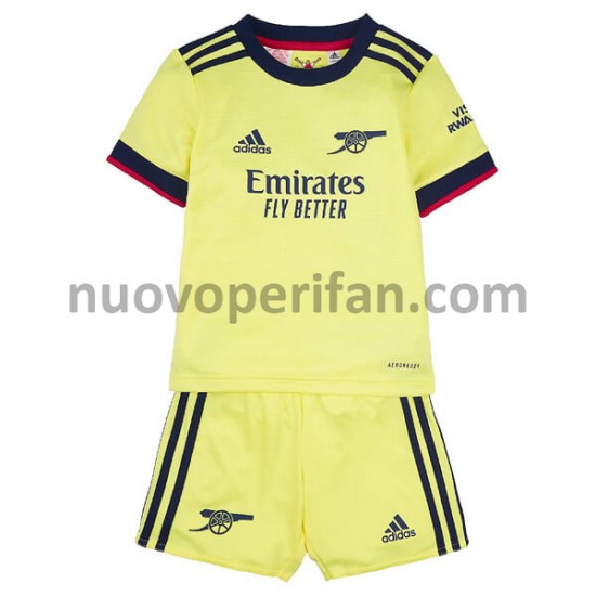 Maglie da Calcio Arsenal Bambino Trasferta Tenuta 2021-2022 Maniche Corte