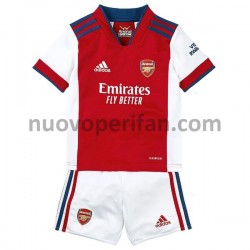 Maglie da Calcio Arsenal Bambino Prima Tenuta 2021-2022 Maniche Corte