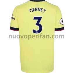 Maglie da Calcio Arsenal Kieran Tierney 3 Trasferta Tenuta 2021-2022 Maniche Corte