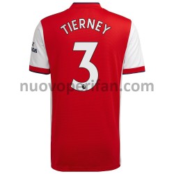 Maglie da Calcio Arsenal Kieran Tierney 3 Prima Tenuta 2021-2022 Maniche Corte