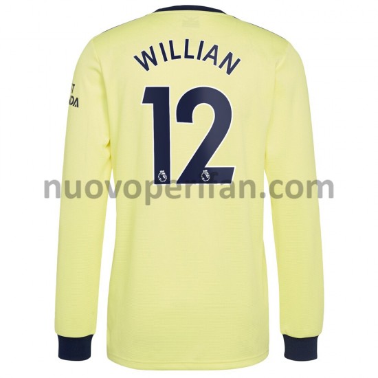 Maglie da Calcio Arsenal Willian 12 Trasferta Tenuta 2021-2022 Maniche Lunghe