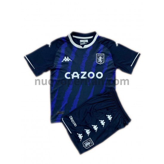 Maglie da Calcio Aston Villa Bambino Alternativa Tenuta 2021-2022 Maniche Corte