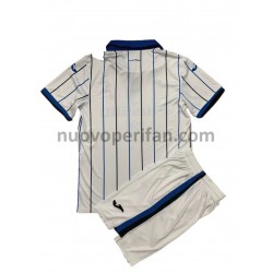 Maglie da Calcio Atalanta Bambino Trasferta Tenuta 2021-2022 Maniche Corte