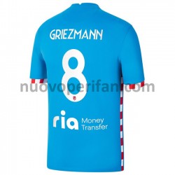 Maglie da Calcio Atlético Madrid Antoine Griezmann 8 Alternativa Tenuta 2021-2022 Maniche Corte