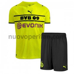 Maglie da Calcio Borussia Dortmund Bambino Alternativa Tenuta 2021-2022 Maniche Corte