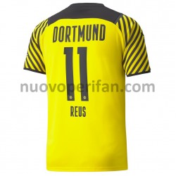 Maglie da Calcio Borussia Dortmund Marco Reus 11 Prima Tenuta 2021-2022 Maniche Corte