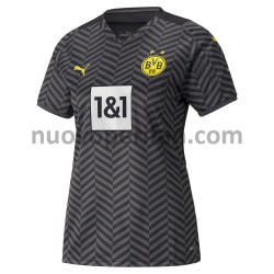 Maglie da Calcio Borussia Dortmund Donna Trasferta Tenuta 2021-2022 Maniche Corte