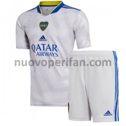 Maglie da Calcio Boca Juniors Bambino Trasferta Tenuta 2021-2022 Maniche Corte