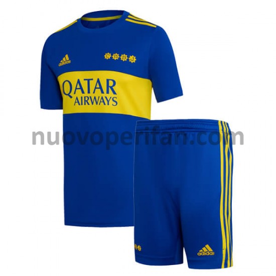 Maglie da Calcio Boca Juniors Bambino Prima Tenuta 2021-2022 Maniche Corte