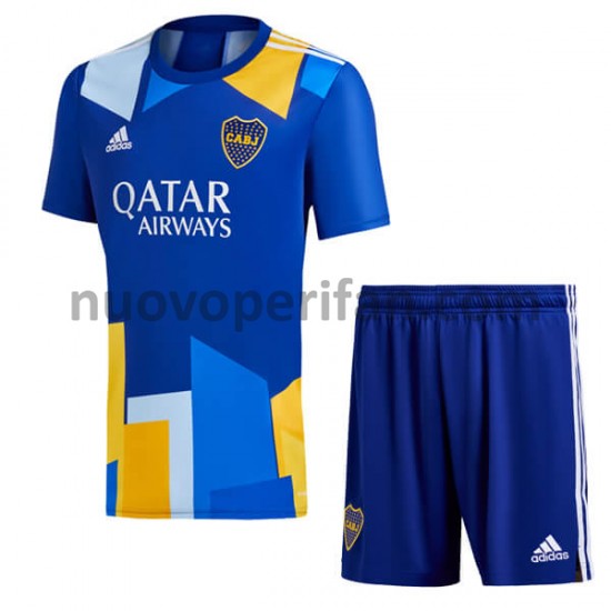 Maglie da Calcio Boca Juniors Bambino Alternativa Tenuta 2021-2022 Maniche Corte