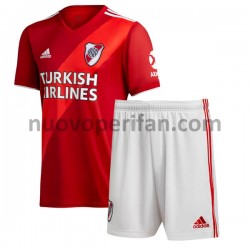 Maglie da Calcio CA River Plate Bambino Trasferta Tenuta 2021-2022 Maniche Corte