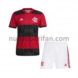 Maglie da Calcio CR Flamengo Bambino Prima Tenuta 2021-2022 Maniche Corte