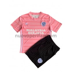 Maglie da Calcio Cardiff City Bambino Trasferta Tenuta 2021-2022 Maniche Corte