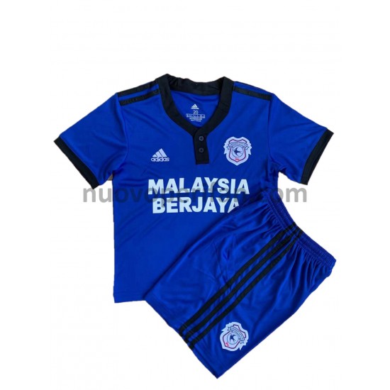 Maglie da Calcio Cardiff City Bambino Prima Tenuta 2021-2022 Maniche Corte
