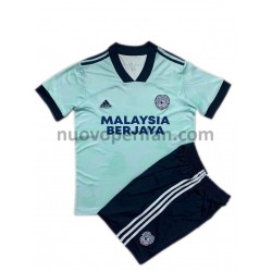 Maglie da Calcio Cardiff City Bambino Alternativa Tenuta 2021-2022 Maniche Corte