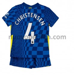 Maglie da Calcio Chelsea Andreas Christensen 4 Bambino Prima Tenuta 2021-2022 Maniche Corte
