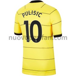 Maglie da Calcio Chelsea Christian Pulisic 10 Trasferta Tenuta 2021-2022 Maniche Corte