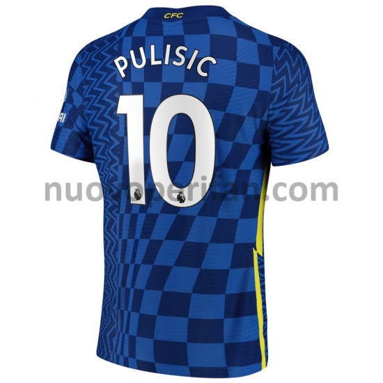 Maglie da Calcio Chelsea Christian Pulisic 10 Prima Tenuta 2021-2022 Maniche Corte