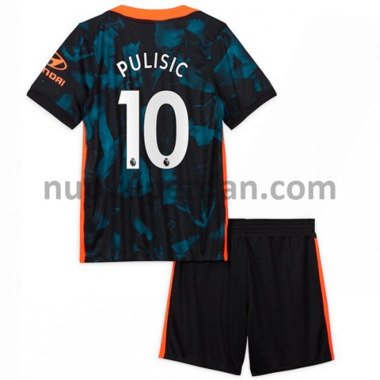 Maglie da Calcio Chelsea Christian Pulisic 10 Bambino Alternativa Tenuta 2021-2022 Maniche Corte