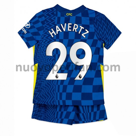 Maglie da Calcio Chelsea Kai Havertz 29 Bambino Prima Tenuta 2021-2022 Maniche Corte