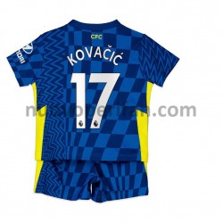 Maglie da Calcio Chelsea Mateo Kovacic 17 Bambino Prima Tenuta 2021-2022 Maniche Corte