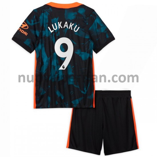 Maglie da Calcio Chelsea Romelu Lukaku 9 Bambino Alternativa Tenuta 2021-2022 Maniche Corte