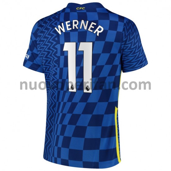Maglie da Calcio Chelsea Timo Werner 11 Prima Tenuta 2021-2022 Maniche Corte
