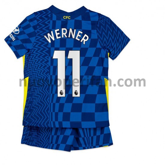 Maglie da Calcio Chelsea Timo Werner 11 Bambino Prima Tenuta 2021-2022 Maniche Corte