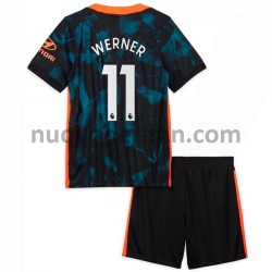 Maglie da Calcio Chelsea Timo Werner 11 Bambino Alternativa Tenuta 2021-2022 Maniche Corte