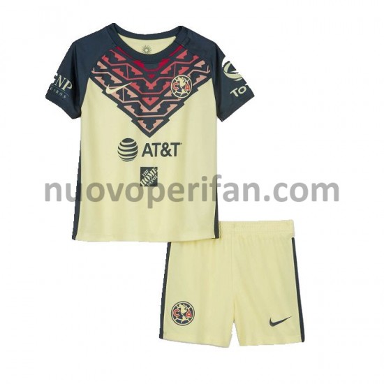 Maglie da Calcio Club América Bambino Prima Tenuta 2021-2022 Maniche Corte