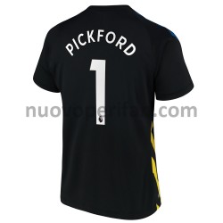Maglie da Calcio Everton Portiere Jordan Pickford 1 Prima Tenuta 2021-2022 Maniche Corte