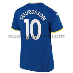 Maglie da Calcio Everton Gylfi Sigurosson 10 Prima Tenuta 2021-2022 Maniche Corte