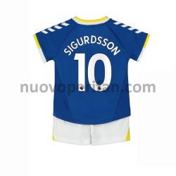 Maglie da Calcio Everton Gylfi Sigurosson 10 Bambino Prima Tenuta 2021-2022 Maniche Corte