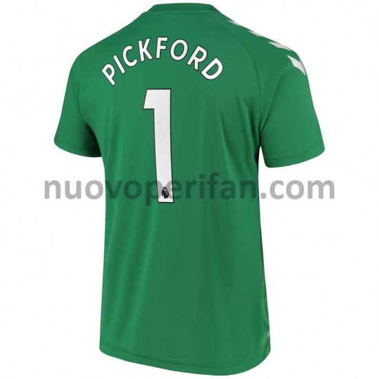 Maglie da Calcio Everton Jordan Pickford 1 Portiere Trasferta Tenuta 2021-2022 Maniche Corte