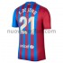Maglie da Calcio FC Barcelona F.De Jong 21 Prima Tenuta 2021-2022 Maniche Corte