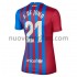 Maglie da Calcio FC Barcelona F.De Jong 21 Donna Prima Tenuta 2021-2022 Maniche Corte
