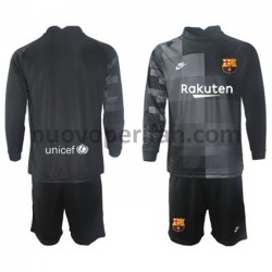 Maglie da Calcio FC Barcelona Portiere Bambino Trasferta Tenuta 2021-2022 Maniche Lunghe
