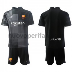 Maglie da Calcio FC Barcelona Portiere Bambino Trasferta Tenuta 2021-2022 Maniche Corte