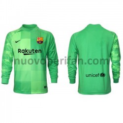 Maglie da Calcio FC Barcelona Portiere Alternativa Tenuta 2021-2022 Maniche Lunghe