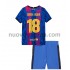 Maglie da Calcio FC Barcelona Jordi Alba 18 Bambino Alternativa Tenuta 2021-2022 Maniche Corte