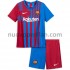 Maglie da Calcio FC Barcelona Bambino Prima Tenuta 2021-2022 Maniche Corte