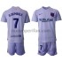 Maglie da Calcio FC Barcelona O.Dembele 7 Bambino Trasferta Tenuta 2021-2022 Maniche Lunghe