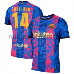 Maglie da Calcio FC Barcelona Philippe Coutinho 14 Alternativa Tenuta 2021-2022 Maniche Corte